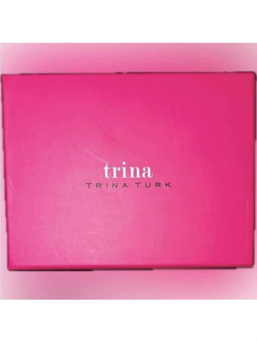 TRINA TURK Multi Color Striped Small Zip Around Card Case in Gift Box/NWT